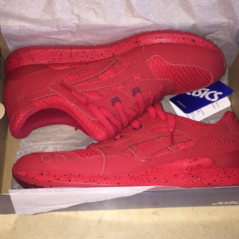 Men’s aasics BNIB gel lyte red